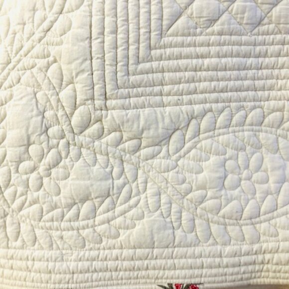 Vintage en fil d'Indienne quilt - Picture 7 of 9